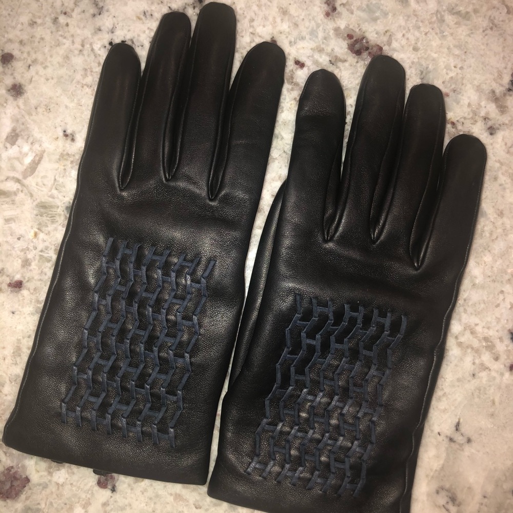 Hermès lambskin gloves